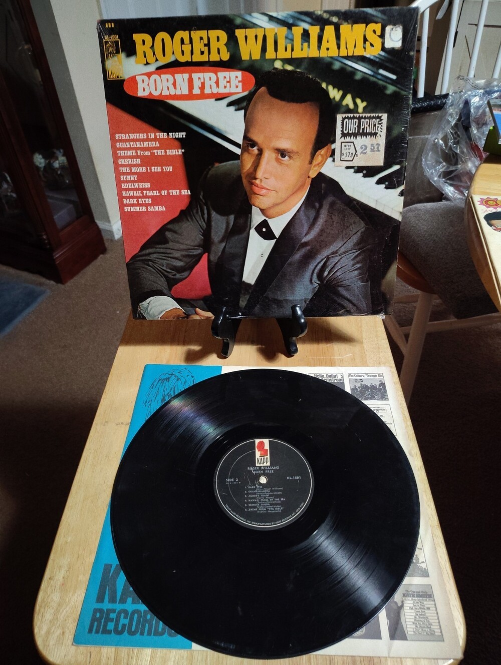 Roger Williams Born Free 33 LP Record Album